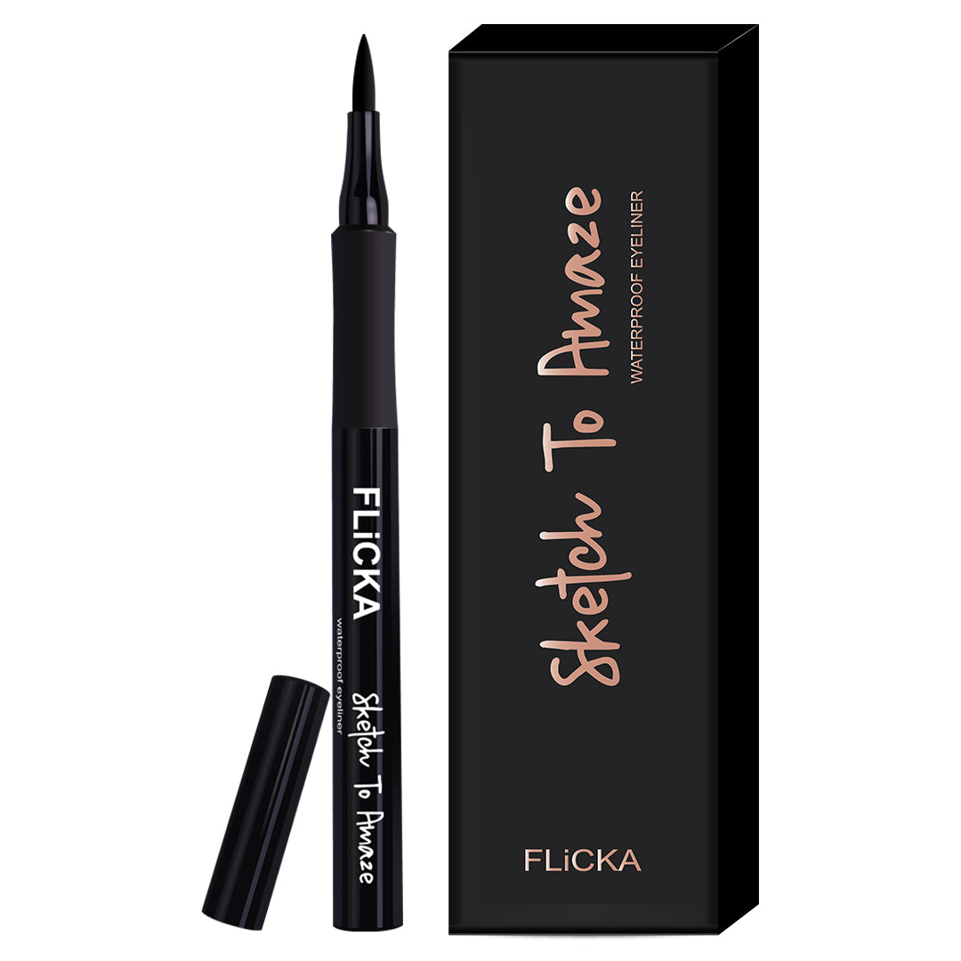 Nykaa Get Winged! Sketch Eyeliner Pen - Black Swan 01 (1ml) | eBay